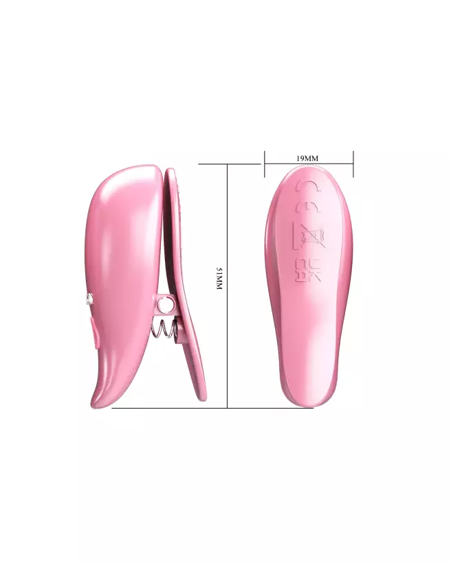 Stimulateur de mamelons Pretty Love Leof rose pour plaisir accru-5