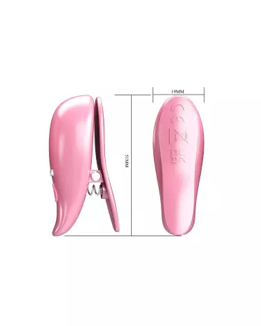 Stimulateur de mamelons Pretty Love Leof rose pour plaisir accru-5