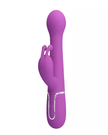 Image du vibromasseur PrettyLove Twinkled Dejon Violet, sextoy ergonomique et hypoallergénique pour plaisir intense-3