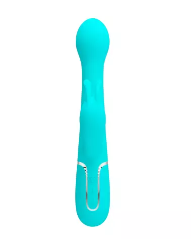 Image du PRETTY LOVE TWINKLED DEJON VERT, rabbit vibrant en silicone de Pretty Love-4