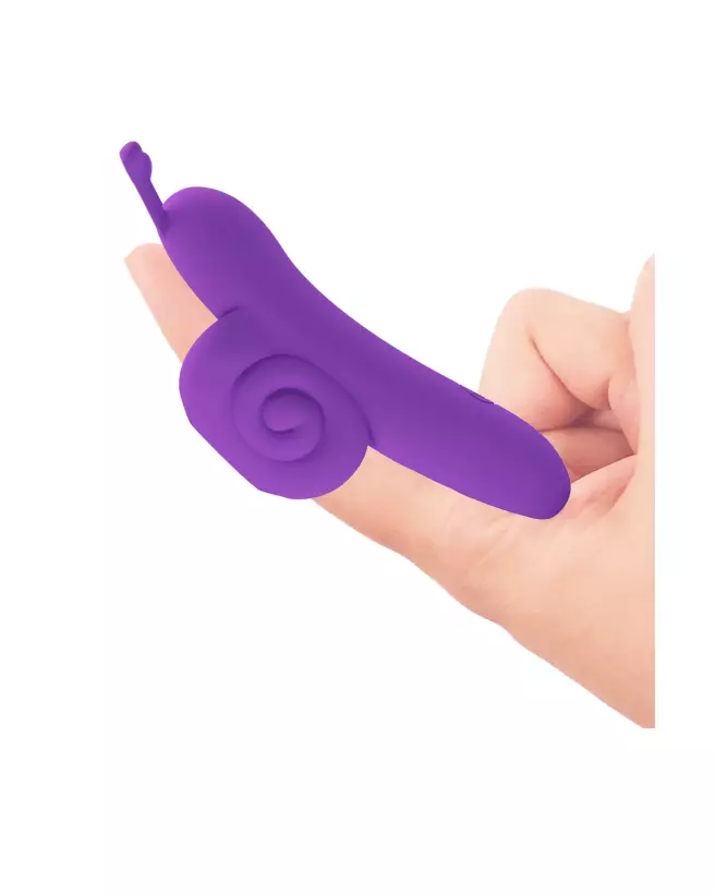 Image du Pretty Love Snail Violet, doigt stimulant pour plaisir intime-1