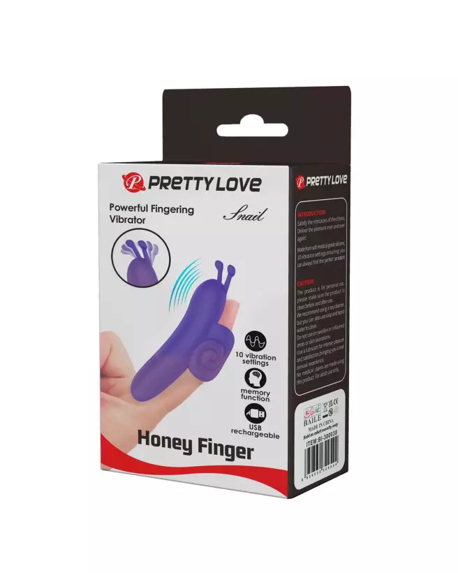 Image du Pretty Love Snail Violet, doigt stimulant pour plaisir intime-2