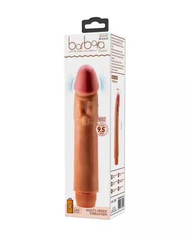 Gode réaliste vibrant 24cm BAILE en silicone-2