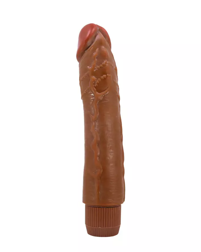 Gode réaliste vibrant 24cm BAILE en silicone-3