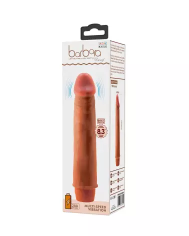 Gode réaliste vibrant BAILE 21cm en silicone-2