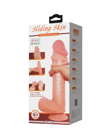 Gode à squelette 26cm BAILE réaliste et authentique-2