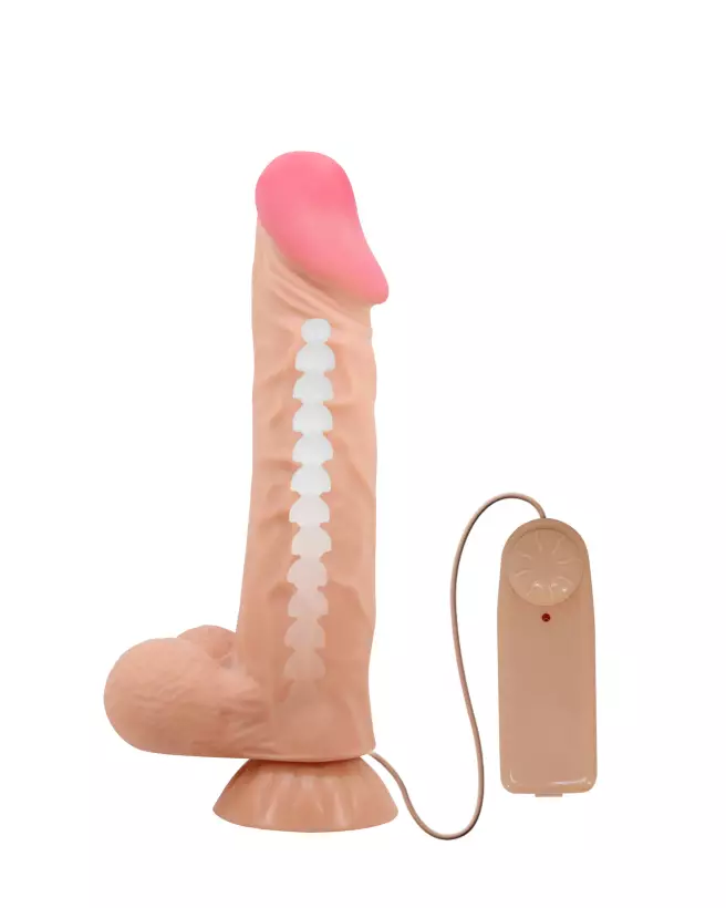 Image du gode vibrant Baile 24 cm réaliste-3