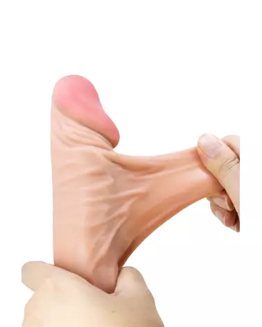 Image du gode vibrant Baile 24 cm réaliste-5
