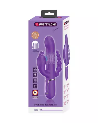 Pretty Love Cammy Violet premium rabbit vibrator in purple-2