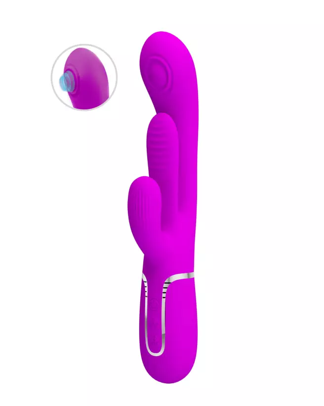 Pretty Love Shania Rose Rabbit Vibrator for Dual Stimulation and G-spot Pleasure-1
