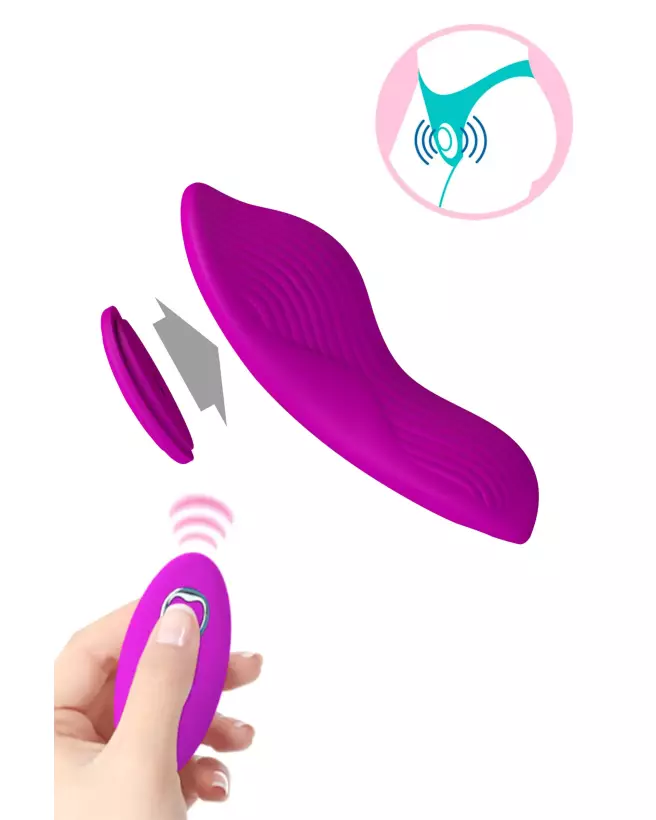 Image de la culotte vibrante PRETTY LOVE ROMARIO pour stimulation discrète-1