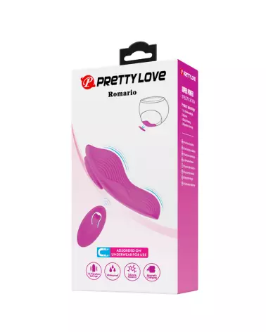 Image de la culotte vibrante PRETTY LOVE ROMARIO pour stimulation discrète-2