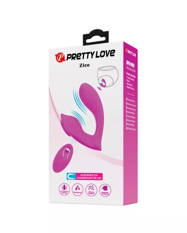 Image de la culotte vibrante PRETTY LOVE ZICO, confort et stimulation discrète-2