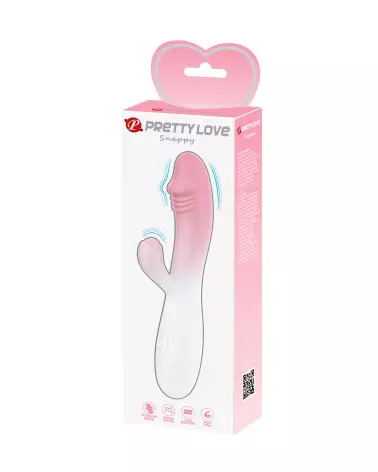 Image du vibromasseur Pretty Love Snappy, stimulation double, jouet intime élégant-2