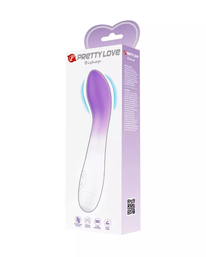 Image du vibromasseur PRETTY LOVE BISHOP pour stimulation du point G-2