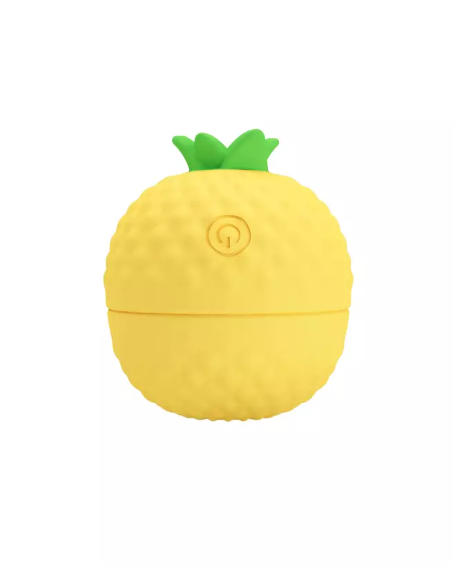 Image du vibrateur Pretty Love Pineapple Jaune, produit de stimulation intense et design ergonomique-3
