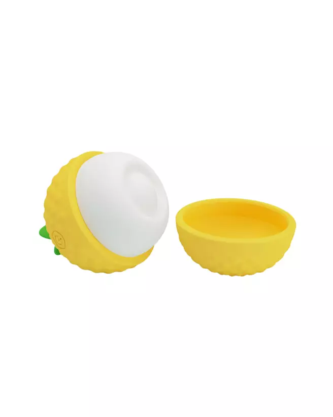Image du vibrateur Pretty Love Pineapple Jaune, produit de stimulation intense et design ergonomique-4