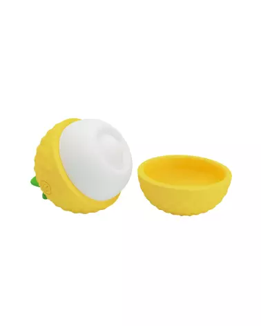 Image du vibrateur Pretty Love Pineapple Jaune, produit de stimulation intense et design ergonomique-4