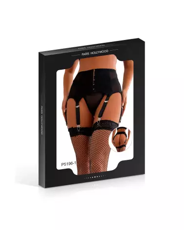 Porte-jarretelles noir Paris Hollywood taille S/M avec clips ajustables-2