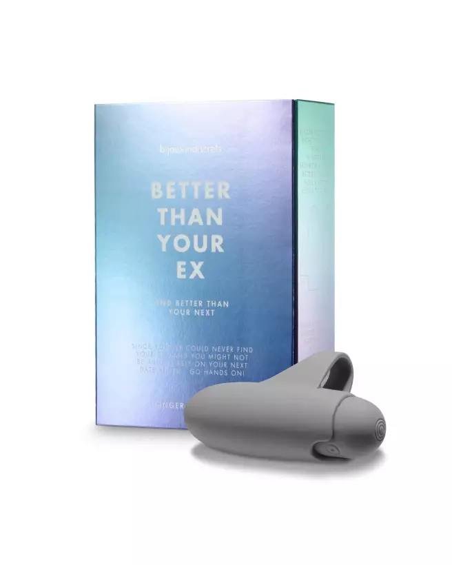 Vibromasseur rechargeable Bijoux Indiscrets Better than your Ex en action-1