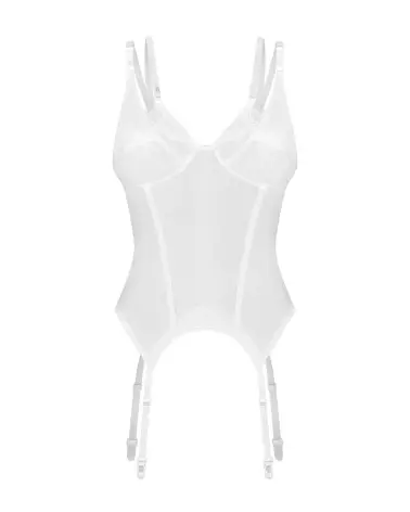 Corset Arrowel blanc Obsessive élégant et confortable-7