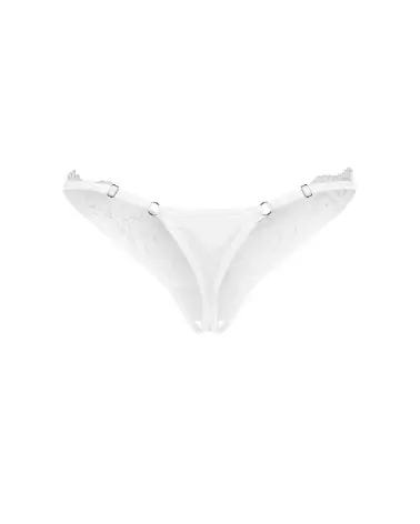 Arrowel string ouvert blanc de Obsessive en ensemble lingerie élégant-9