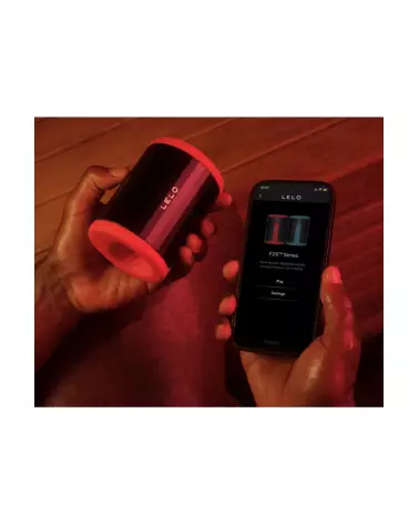Image du LELO F2S Masturbateur Connecté Rouge - Technologie et Design Avancés-3
