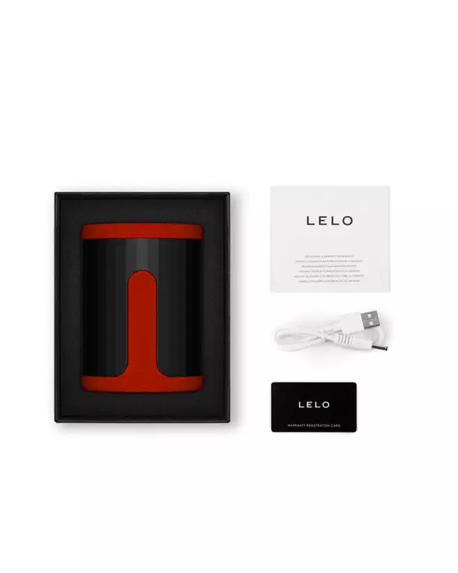 Image du LELO F2S Masturbateur Connecté Rouge - Technologie et Design Avancés-5