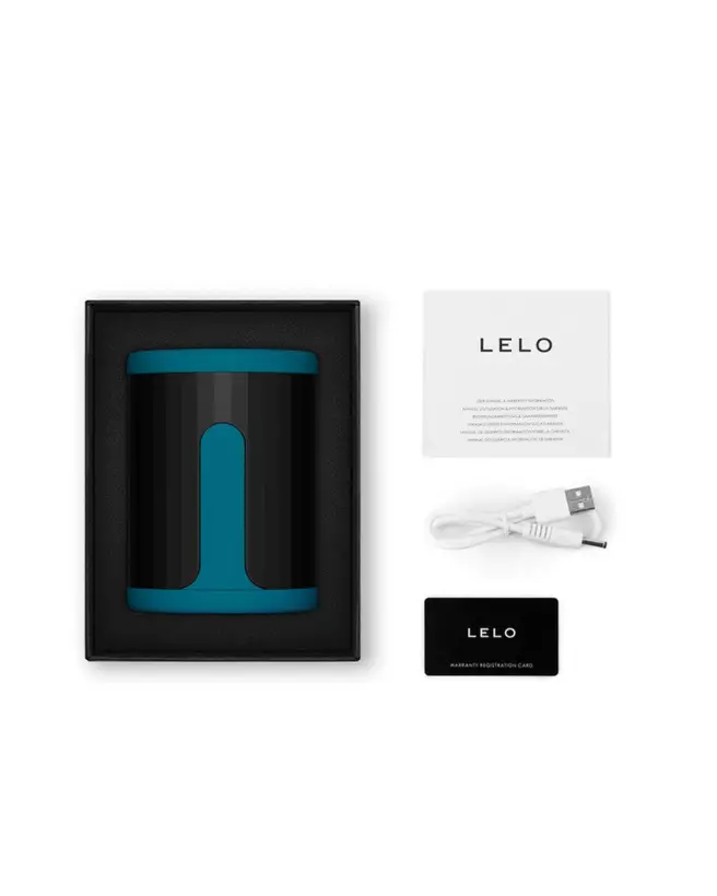 Image du masturbateur connecté LELO F2S Teal, technologie de plaisir avancée-6