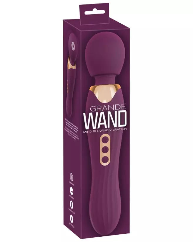 Big Wand Purple par You2Toys - Wand ergonomique de haute qualité en couleur purple pour sensations maximales-1