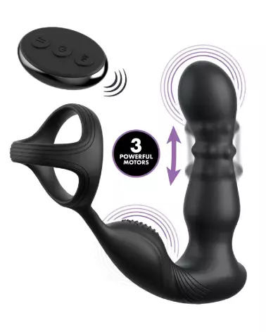 Image de l'AFE Ass-Gasm Slide&Glide Black, stimulateur prostatique de Anal Fantasy Elite-2