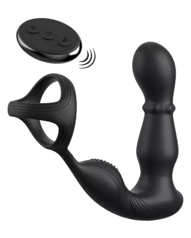Image de l'AFE Ass-Gasm Slide&Glide Black, stimulateur prostatique de Anal Fantasy Elite-3