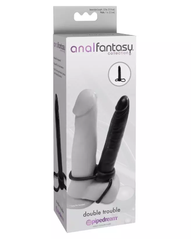 Image Double Trouble de AnalFantasy Collection - Gode Ceinture pour Plaisir Double-1