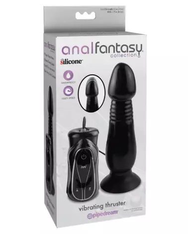 Image du AFC Vibrating Thruster Black de Analfantasy, sextoy va-et-vient puissant pour plaisir anal intensifié-1