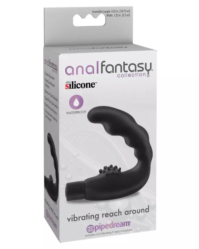 Image du stimulateur de prostate AFC Vibrating Reach Around d'Analfantasy, design ergonomique pour plaisir maximal-1