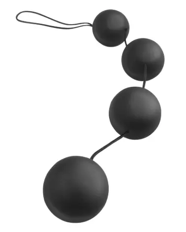 Image AFC Deluxe Vibro Balls Black de Analfantasy - Chapelet Anal Premium-2