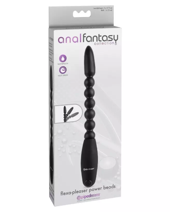 Image du AFC Flexa-Pleaser Power Beads de Analfantasy montrant chapelet anal détaillé-1