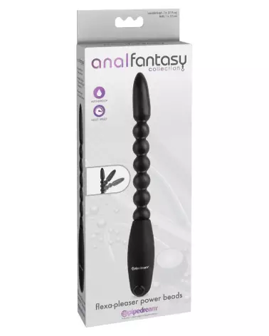 Image du AFC Flexa-Pleaser Power Beads de Analfantasy montrant chapelet anal détaillé-1