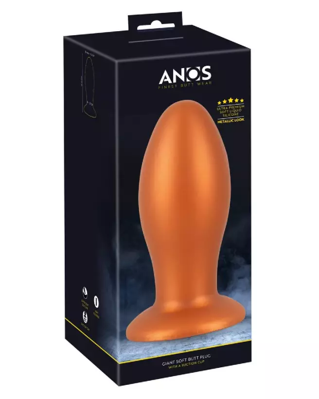 Image du Plug Anal Géant ANOS en Silicone, Confort et Plaisir Intense-1