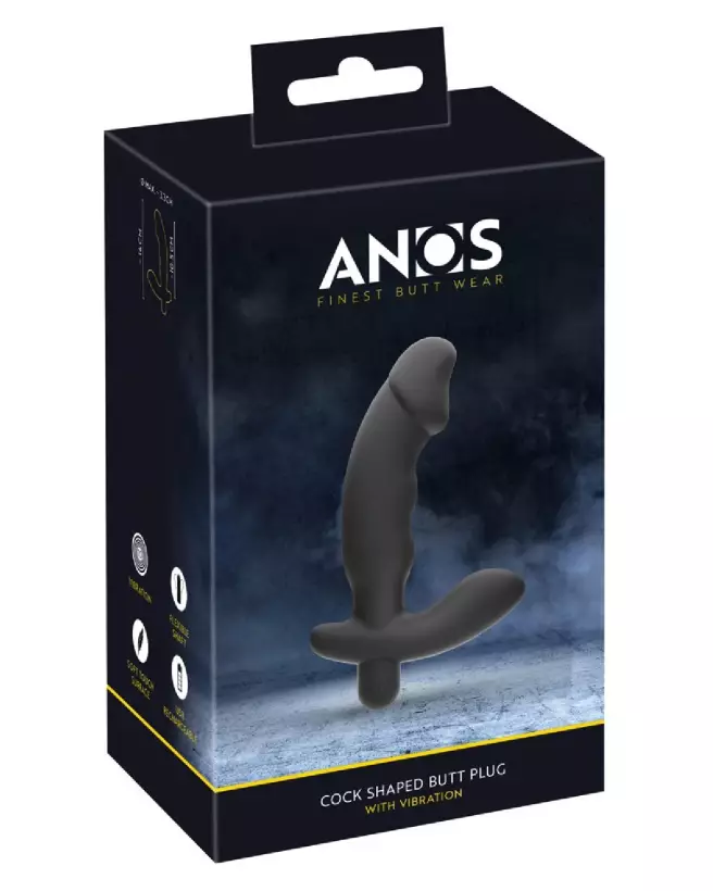 Image du Plug Anal ANOS en forme de coq pour stimulation prostatique-1