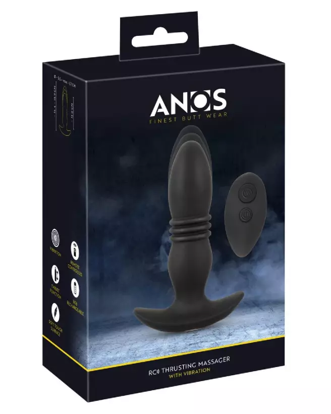 Image du ANOS Thrusting Plug, sextoy va-et-vient avancé pour stimulation intense et expérience utilisateur optimisée.-1