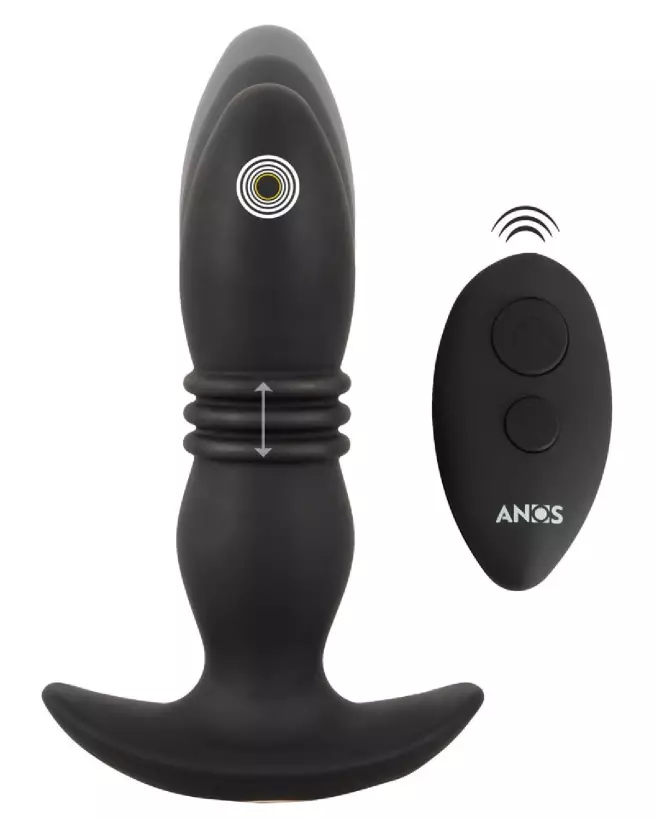 Image du ANOS Thrusting Plug, sextoy va-et-vient avancé pour stimulation intense et expérience utilisateur optimisée.-2