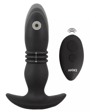 Image du ANOS Thrusting Plug, sextoy va-et-vient avancé pour stimulation intense et expérience utilisateur optimisée.-2