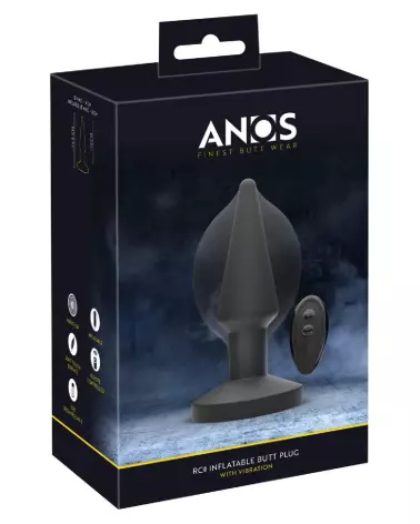 ANOS RC Inflatable Butt Plug pour stimulation intense et plaisir anal ajustable-1