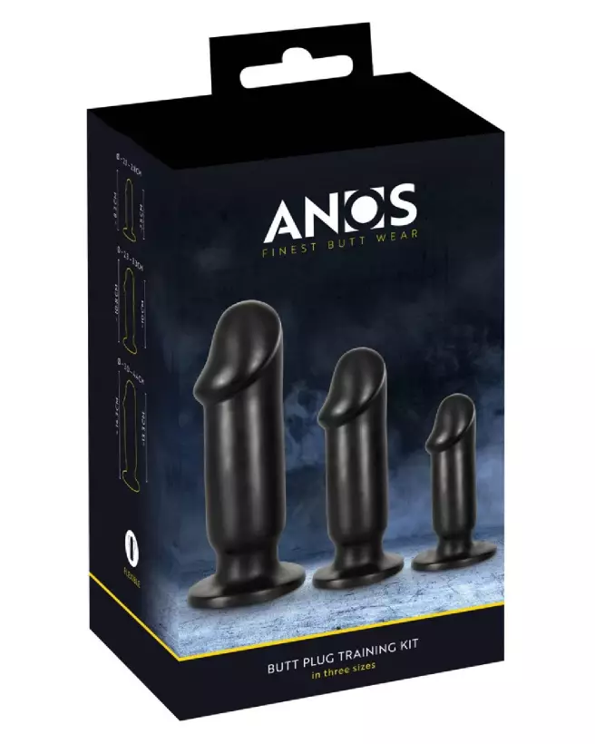 Image du kit ANOS Butt Plug pour entraînement anal progressif-1