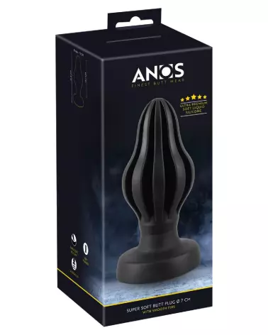 Image Plug Anal ANOS Super Soft 7 cm - Confort et Sécurité Optimale-1