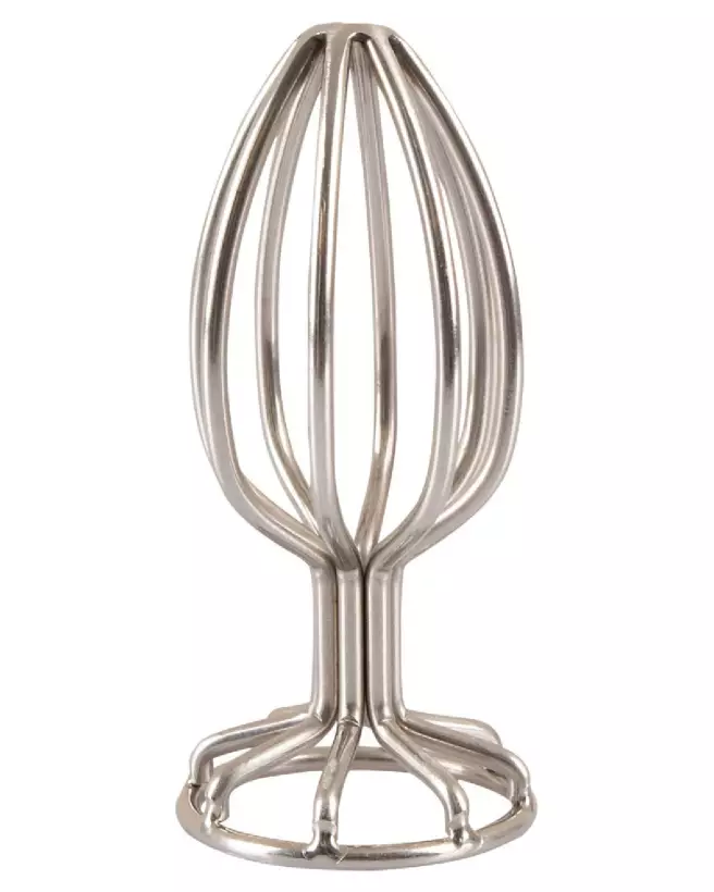 Image du ANOS Metal Cage Butt Plug 3.8, plug anal métallique pour expérience avancée-2