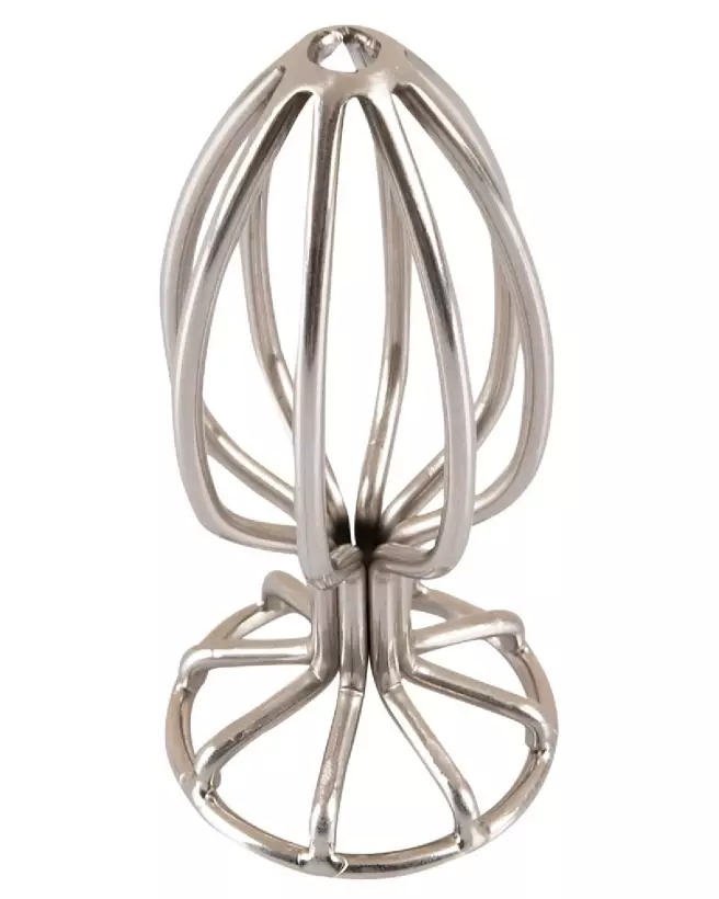 Image du ANOS Metal Cage Butt Plug 3.8, plug anal métallique pour expérience avancée-3
