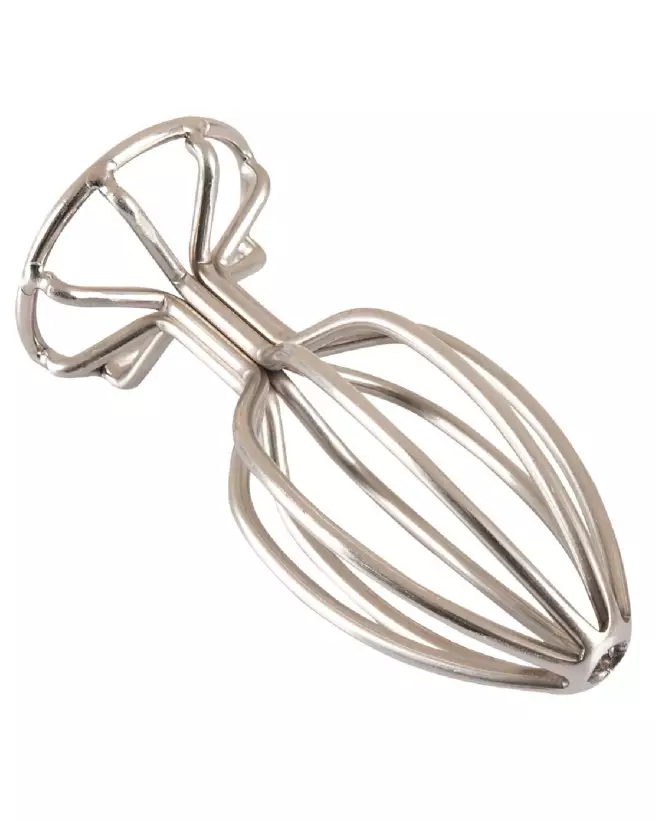 Image du ANOS Metal Cage Butt Plug 3.8, plug anal métallique pour expérience avancée-4