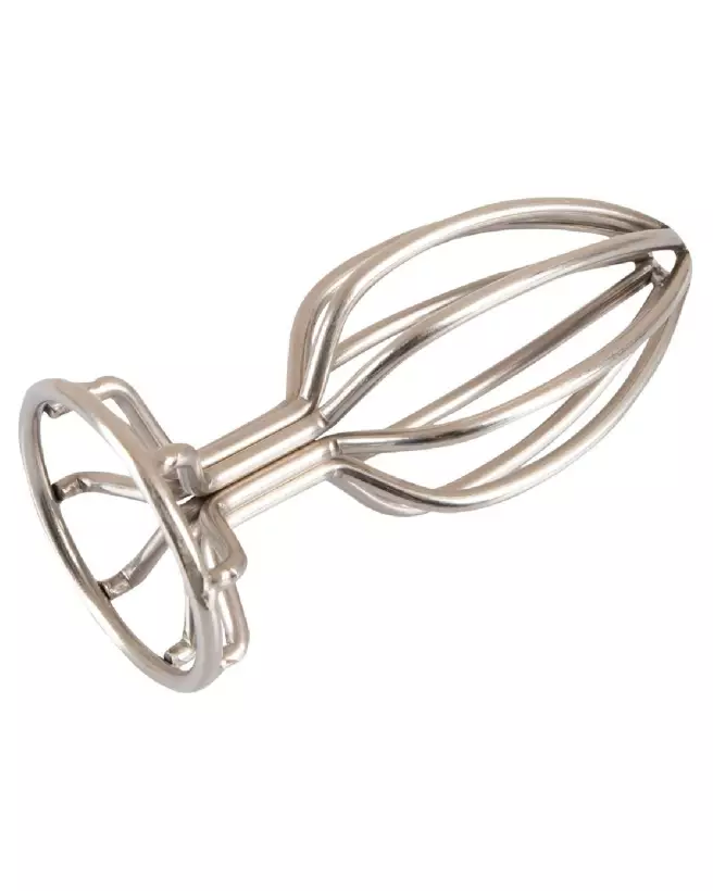 Image du ANOS Metal Cage Butt Plug 3.8, plug anal métallique pour expérience avancée-5